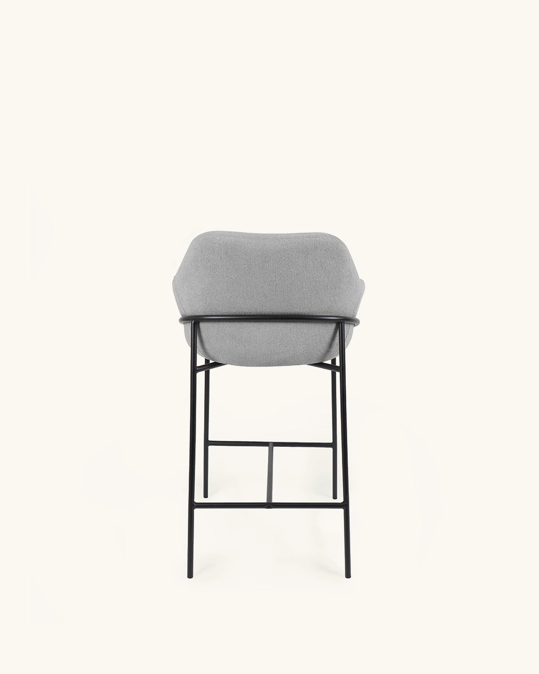 Wren // Cinzento Claro - Preto Pack 2 bancos altos