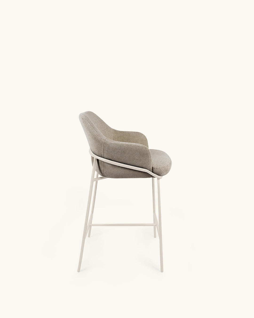 Wren // Taupe - Bege Pack 2 bancos altos