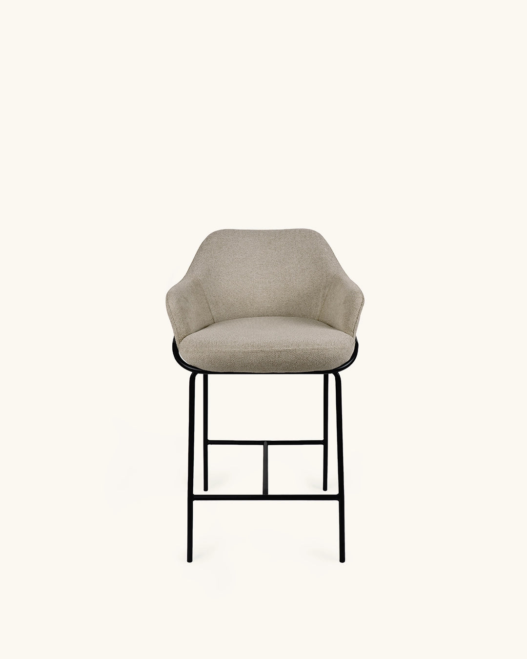 Wren // Taupe - Preto Pack 2 bancos altos