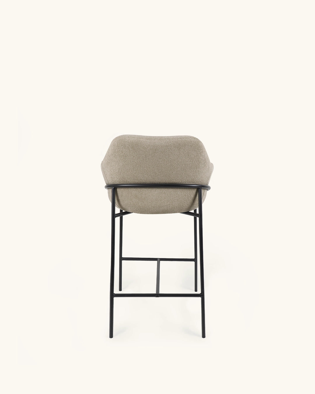 Wren // Taupe - Preto Pack 2 bancos altos