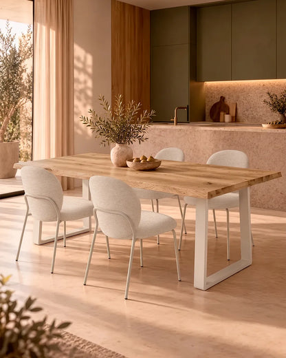 Veda // Beige-Beige Pack 4 Sillas