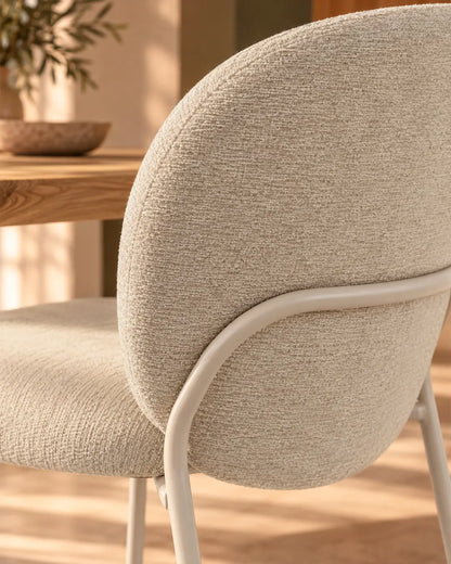 Veda // Beige-Beige Pack 4 Sillas