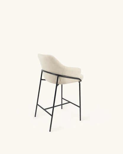 Wren // Bege - Preto Pack 2 bancos altos