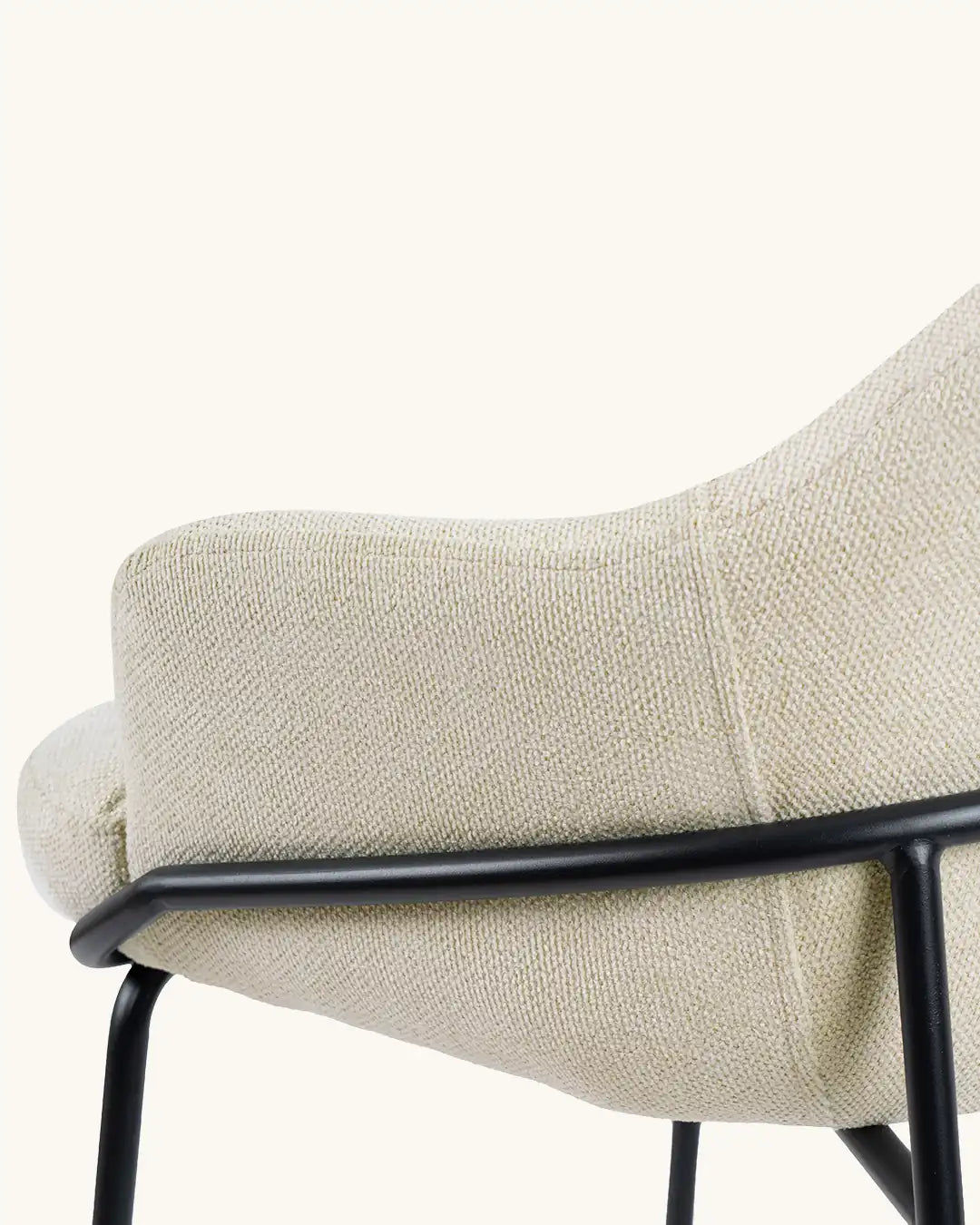 Wren // Bege - Preto Pack 4 bancos altos
