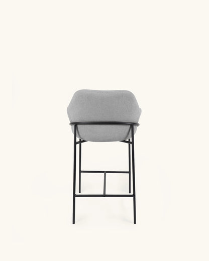 Wren // Cinzento Claro - Preto Pack 2 bancos altos