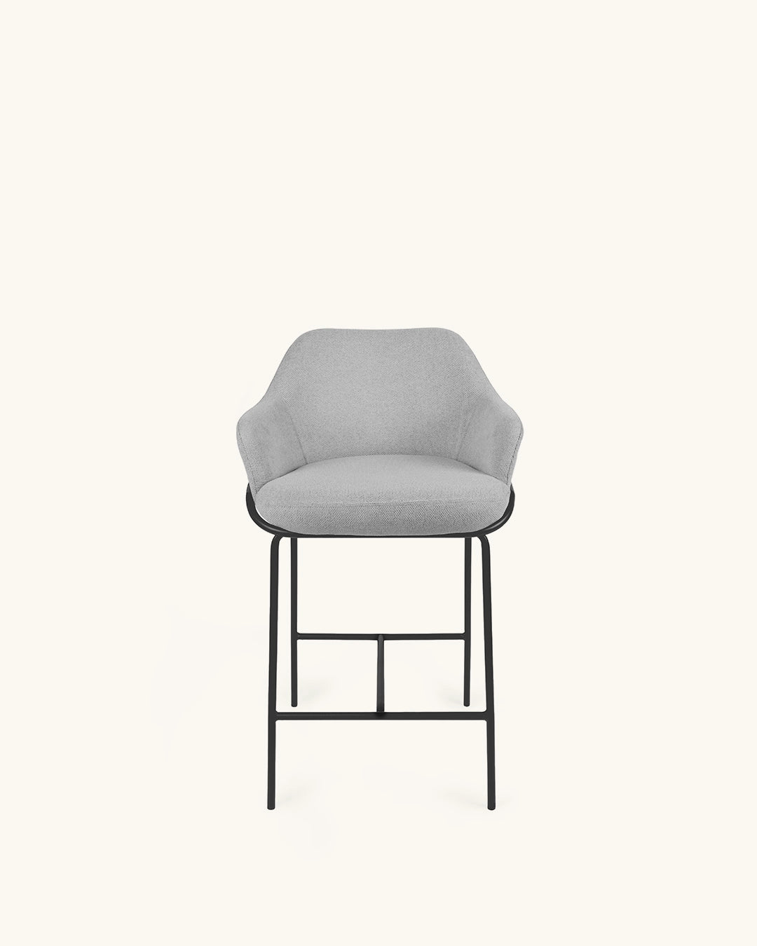Wren // Cinzento Claro - Preto Pack 2 bancos altos