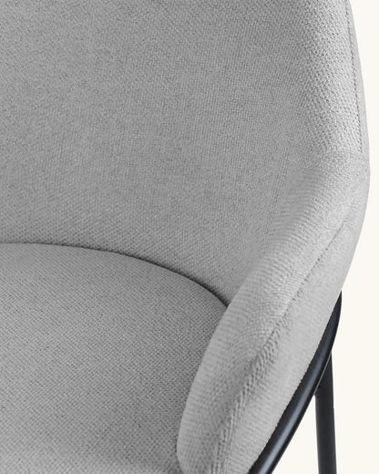 Wren // Cinzento Claro - Preto Pack 2 bancos altos