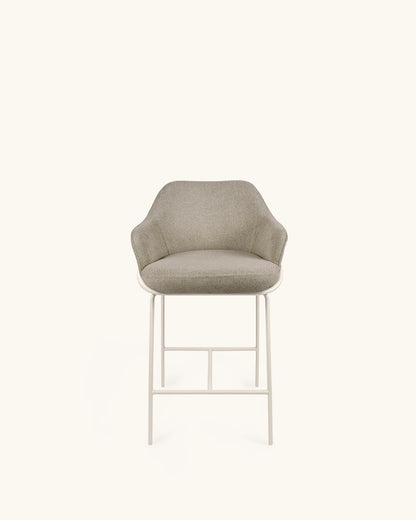 Wren // Taupe - Bege Pack 2 bancos altos
