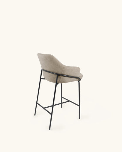 Wren // Taupe - Preto Pack 2 bancos altos