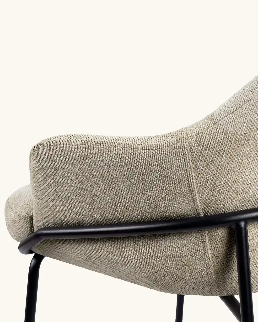 Wren // Taupe - Preto Pack 2 bancos altos