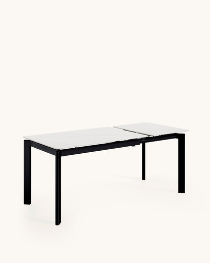 Beatrix // Branco-preto 120 cm