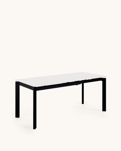Beatrix // Branco-preto 120 cm