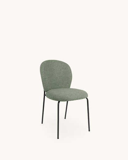 Veda // Verde-Preto Pack 2 Cadeiras