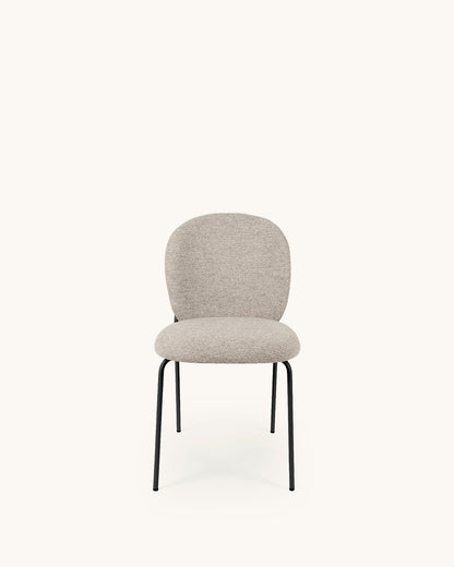 Veda // Taupe-Negro Pack 2 Sillas